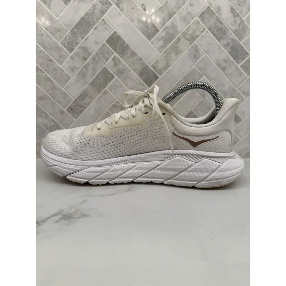 Hoka One One Arahi 7 Running Shoes Women Size 8.5 B 8.5B White Athletic Sneakers
